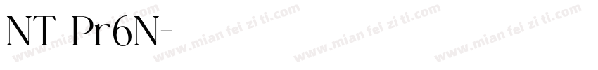 NT Pr6N字体转换